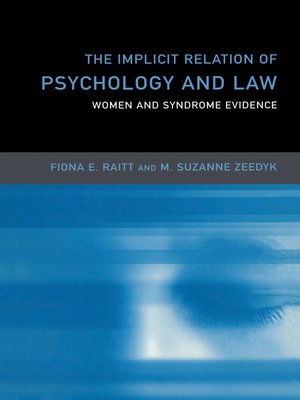 cover image of The Implicit Relation of Psychology and Law